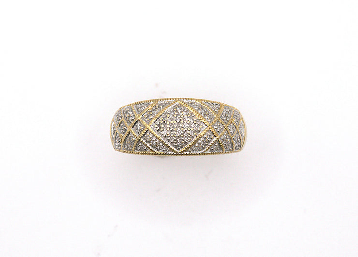 Diamond Cluster Ring