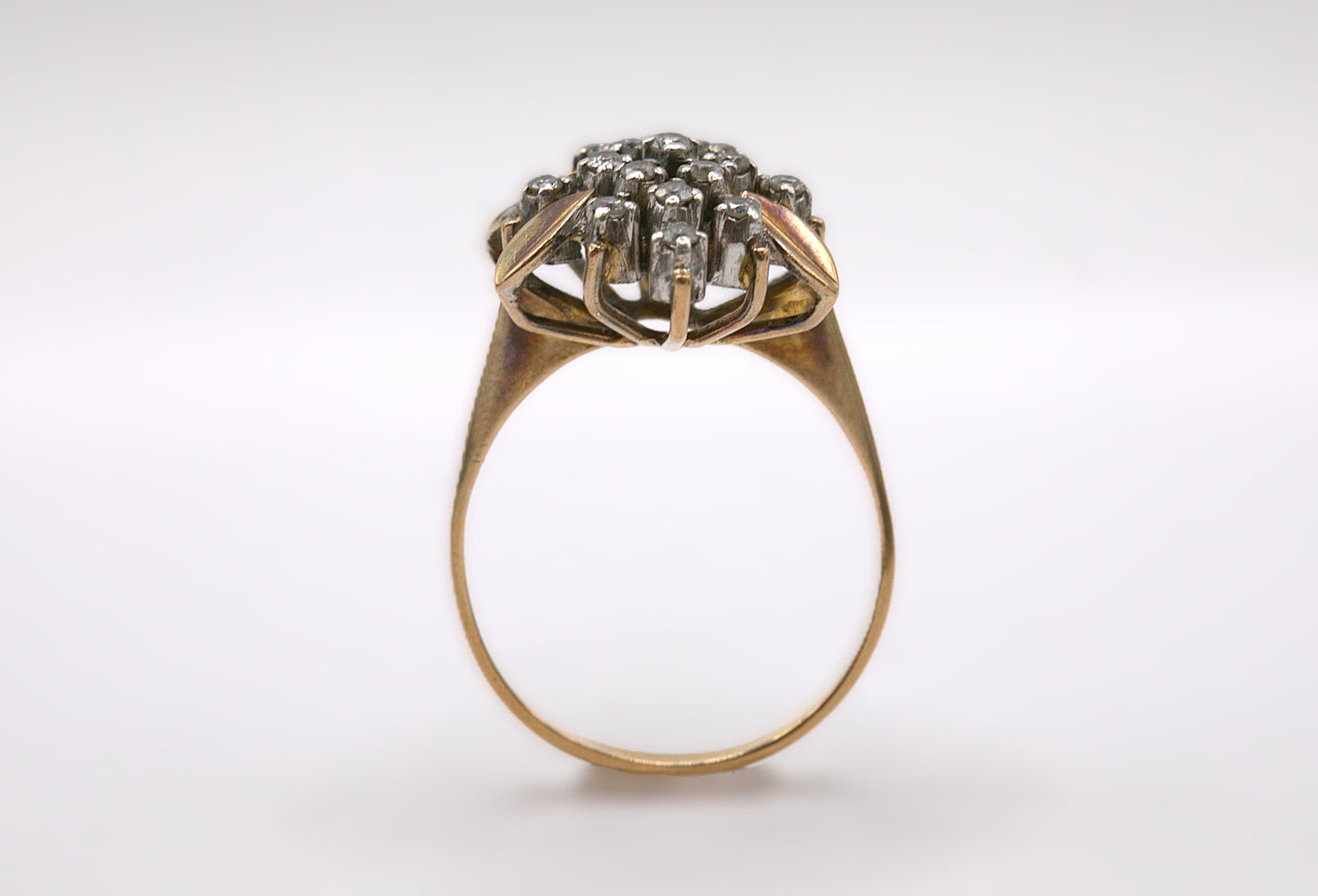 Diamond Cluster Ring