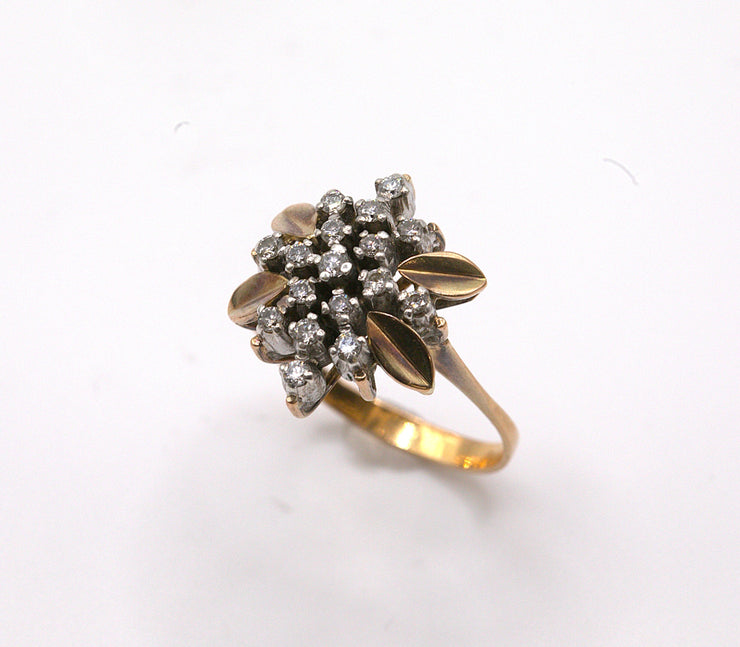 Diamond Cluster Ring