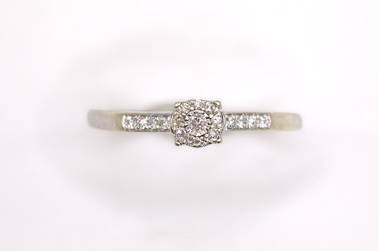 Diamond Cluster Ring