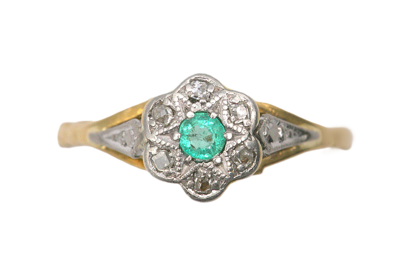 Emerald & Diamond Ring