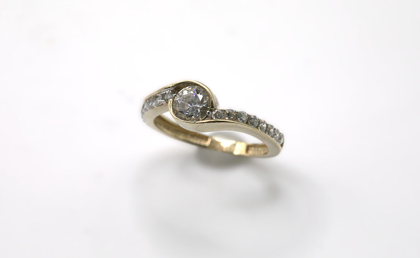 Cubic Zirconia Cluster Ring