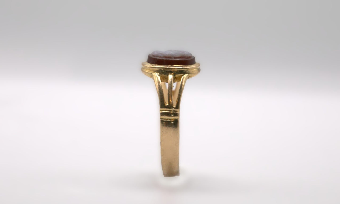 Cabochon Garnet Ring