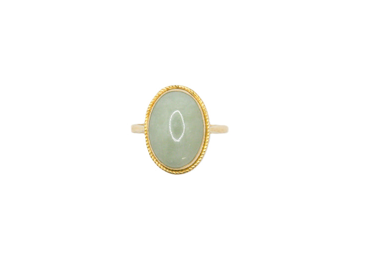 Oval Jadeite Ring