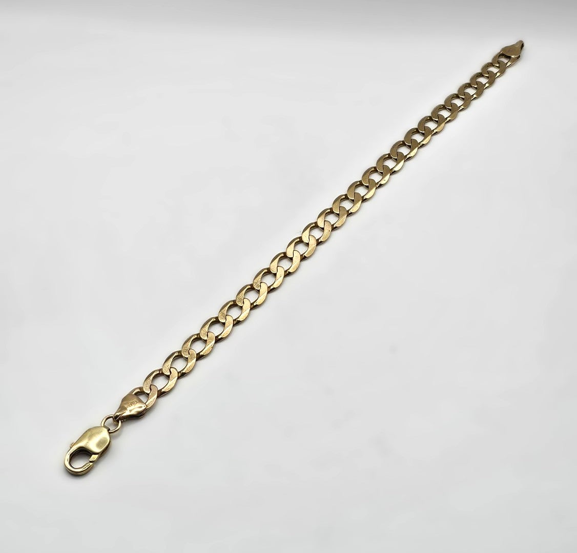 Curb Bracelet 9ct Yellow Gold