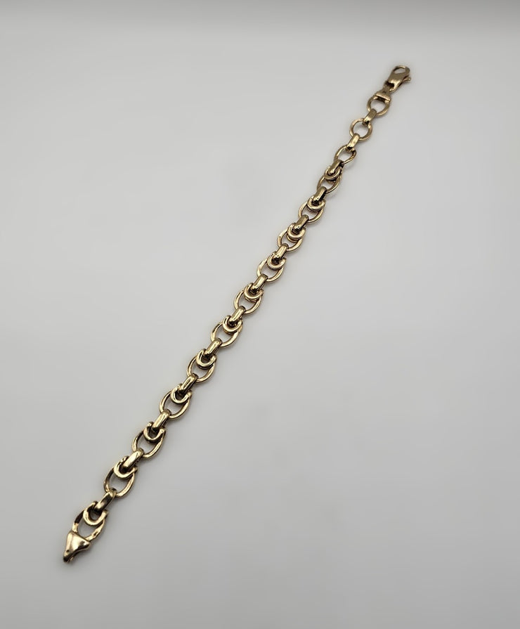 Double-Link Bracelet - 9ct Gold