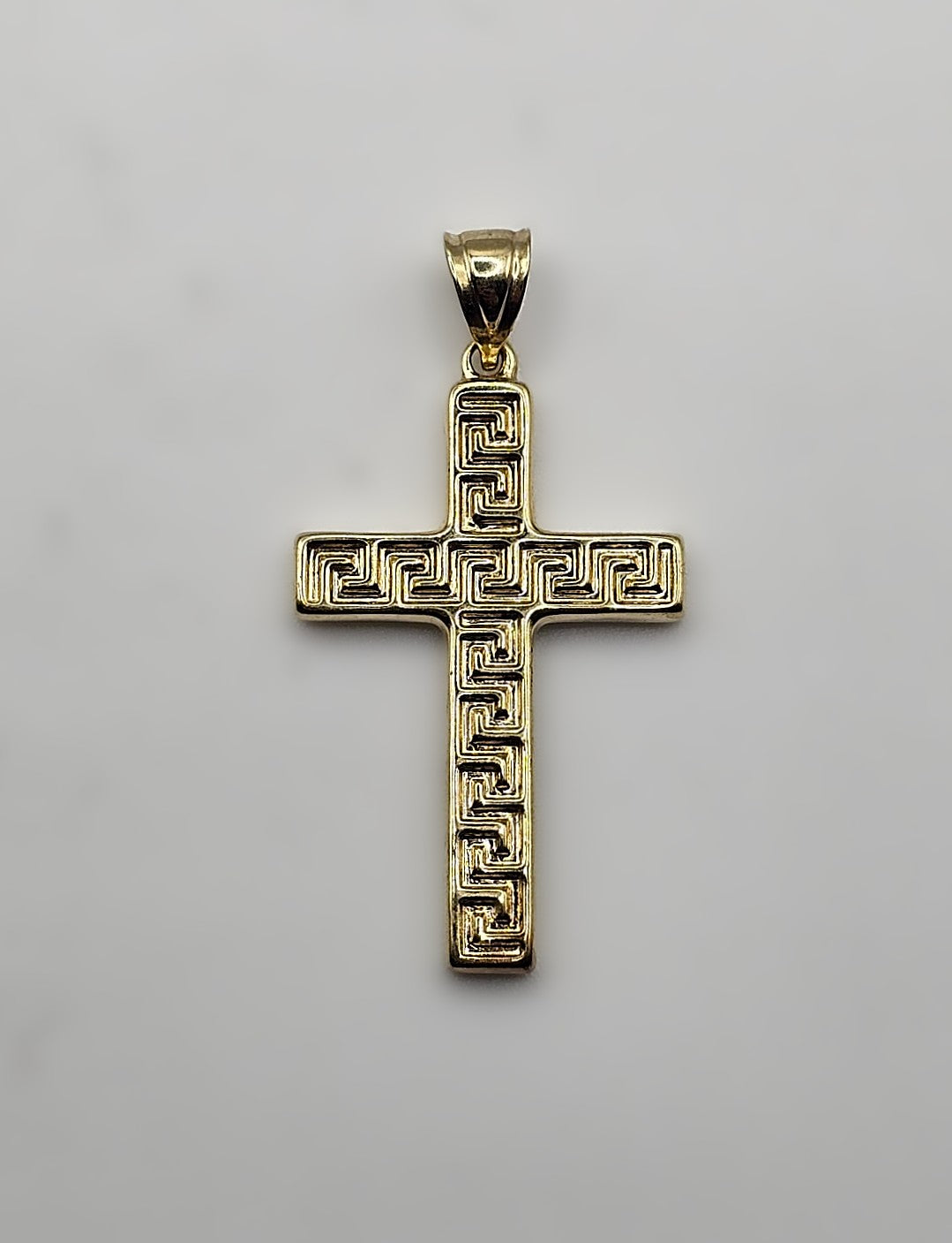 Cross Meander Design Pendant