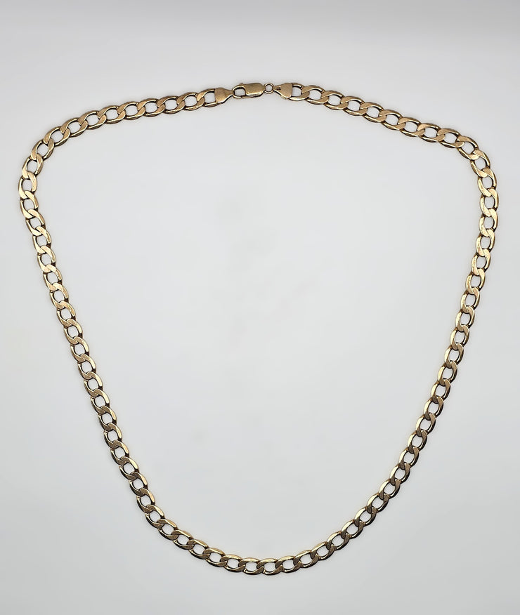 Curb Chain - 9ct Gold - 23"