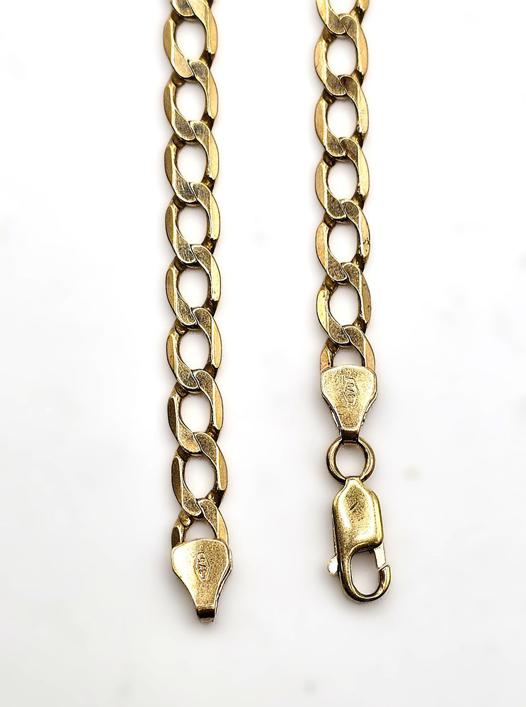 Curb Chain - 9ct Gold - 20"