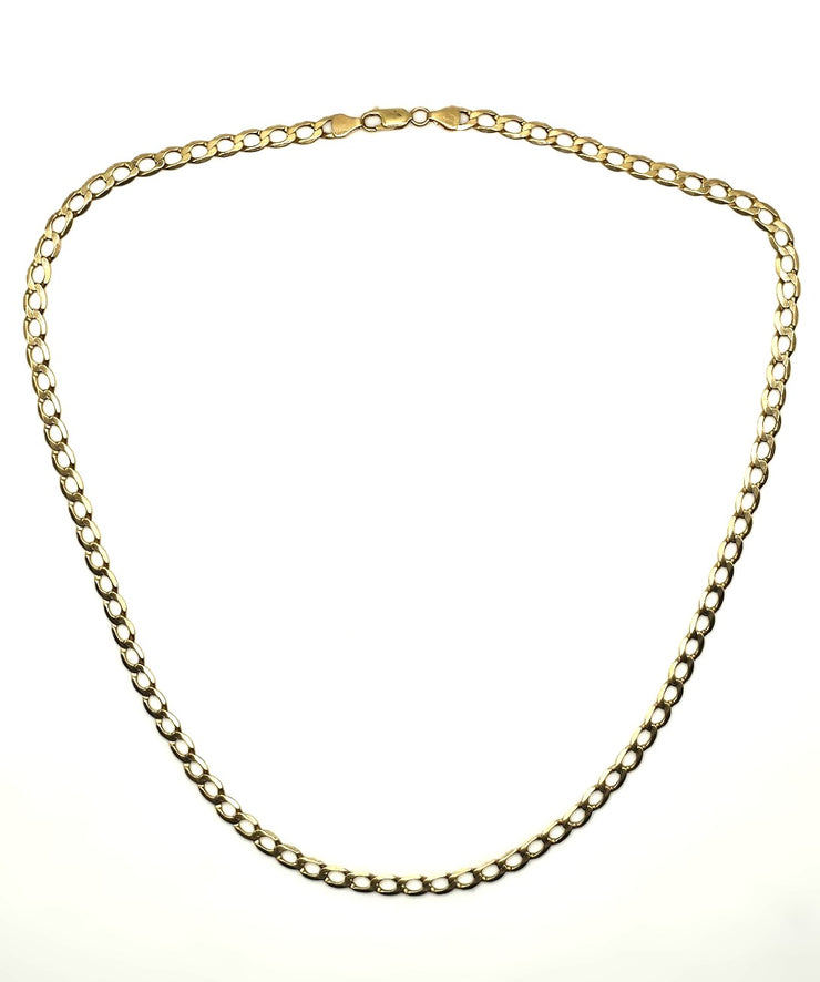 Heavy Curb Chain – 9ct Gold - 18"