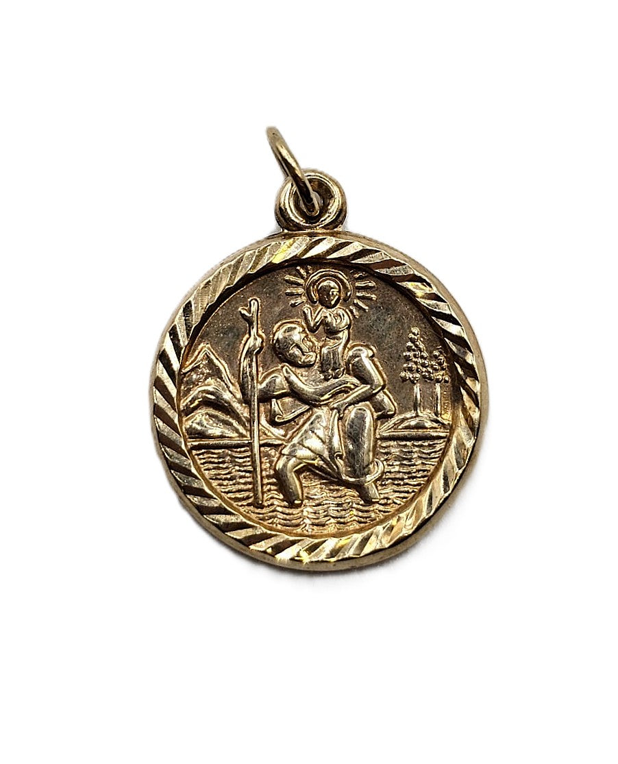 St Christophers Pendant - 9ct Gold