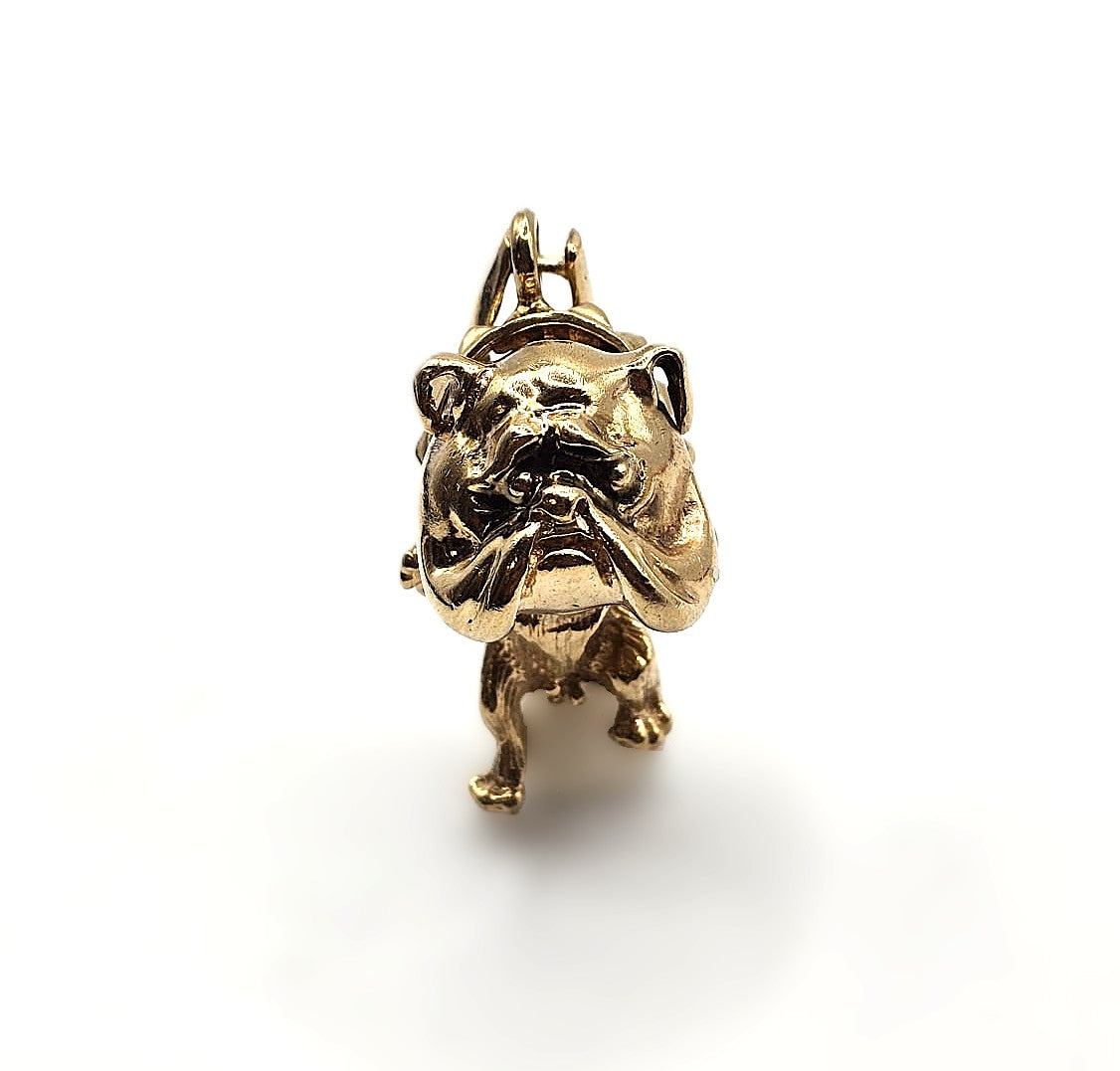 Bulldog Pendant - 9ct Gold