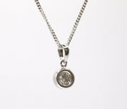 Diamond Solitaire Pendant