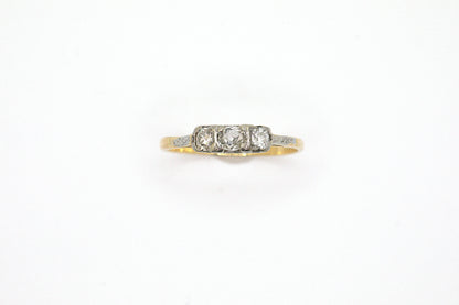 Diamond Trilogy Ring