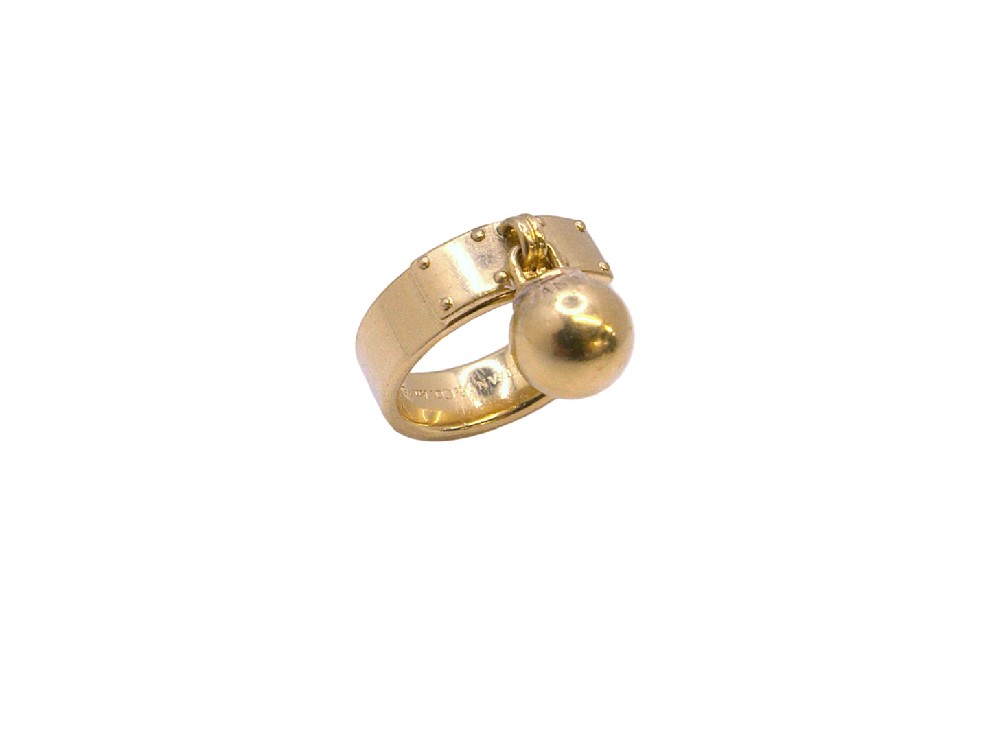 Tiffany & Co City Hardwear Dangle Ball Ring