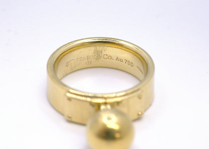 Tiffany & Co City Hardwear Dangle Ball Ring