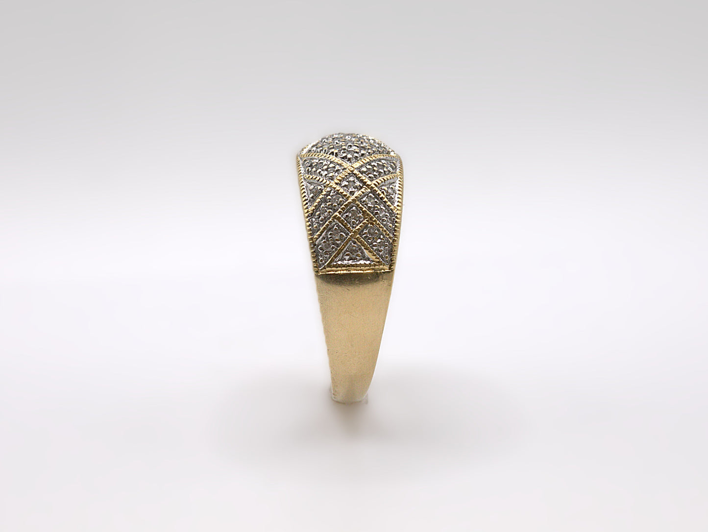 Diamond Cluster Ring