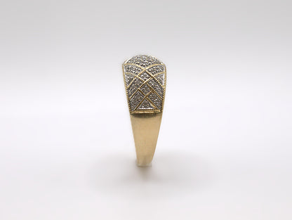 Diamond Cluster Ring