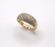 Diamond Cluster Ring – 18 Carat Yellow Gold – Approx. 0.22 Carat – Size V