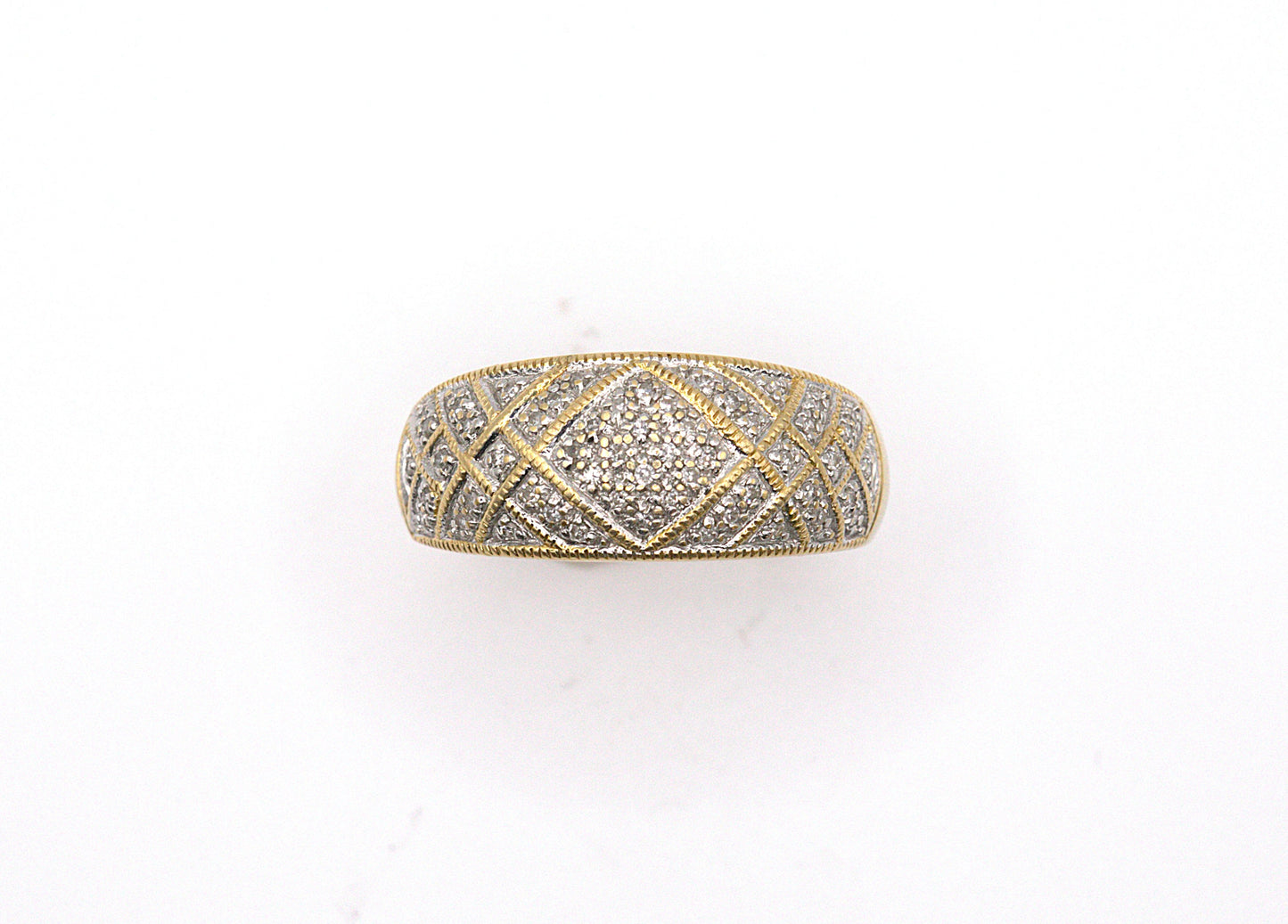 Diamond Cluster Ring