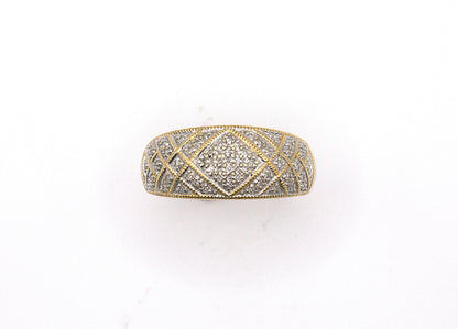Diamond Cluster Ring