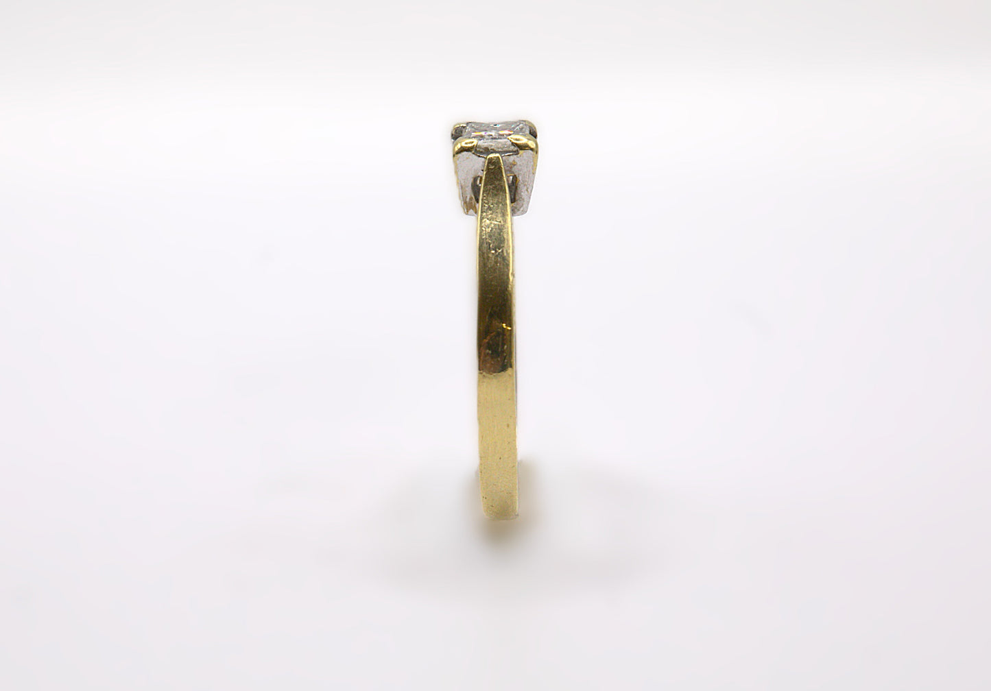 Diamond Solitaire Princess Cut Ring