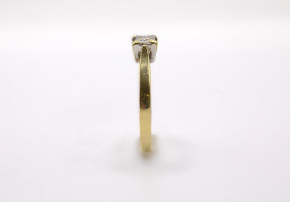 Diamond Solitaire Princess Cut Ring