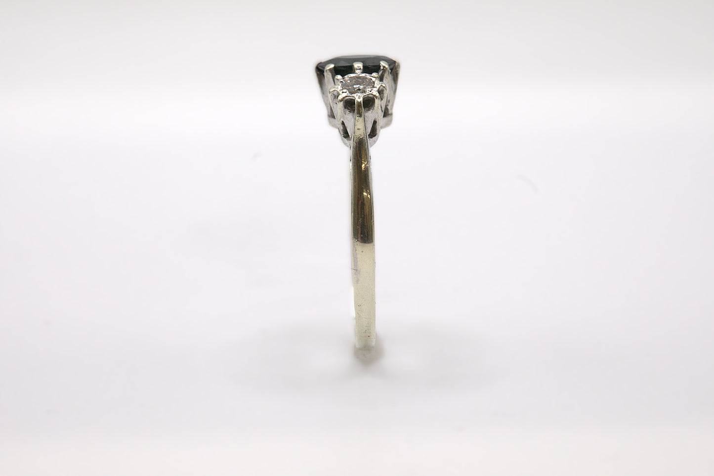 Sapphire & Diamond Trilogy Ring