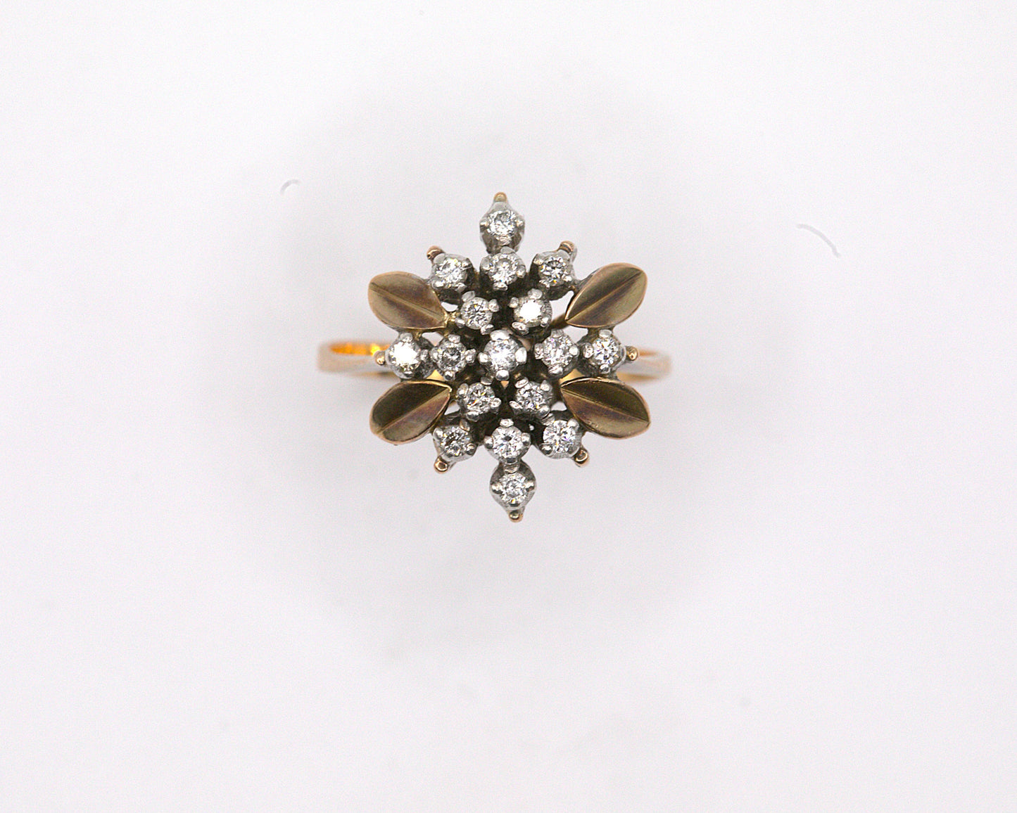Diamond Cluster Ring