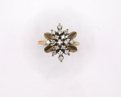 Diamond Cluster Ring