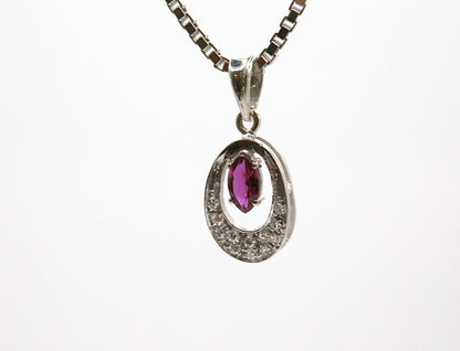 Ruby & Diamond Necklace
