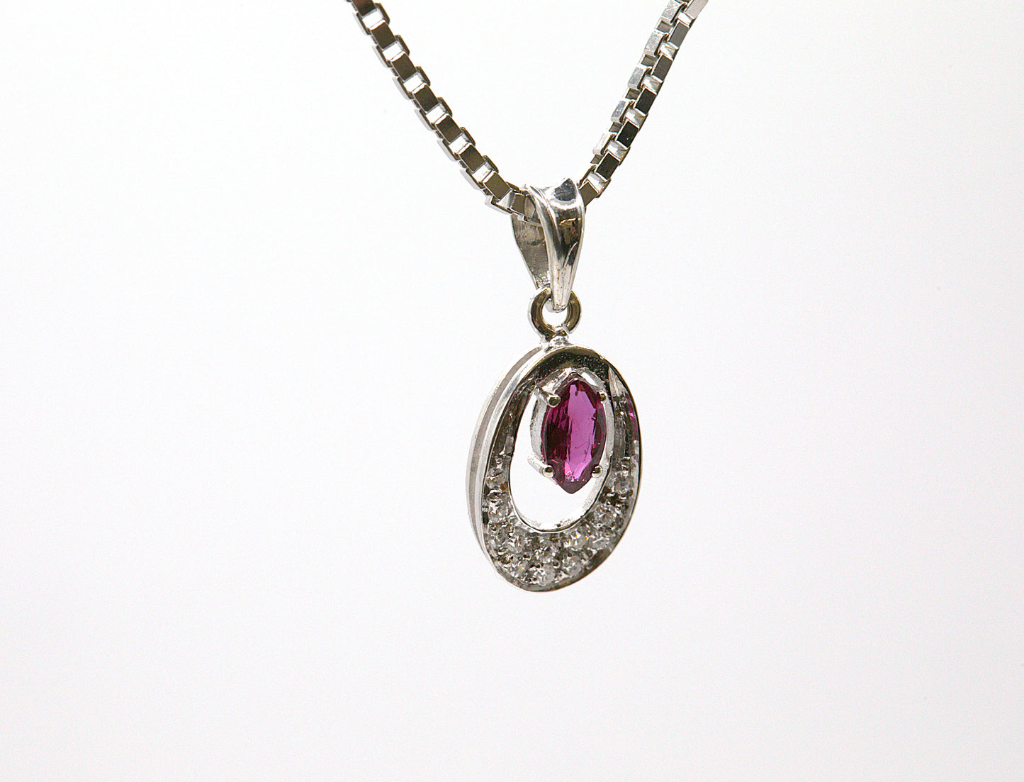 Ruby & Diamond Necklace