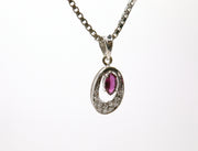 Ruby & Diamond Necklace