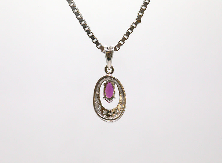 Ruby & Diamond Necklace