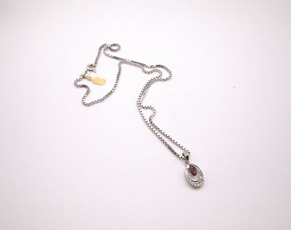 Ruby & Diamond Necklace