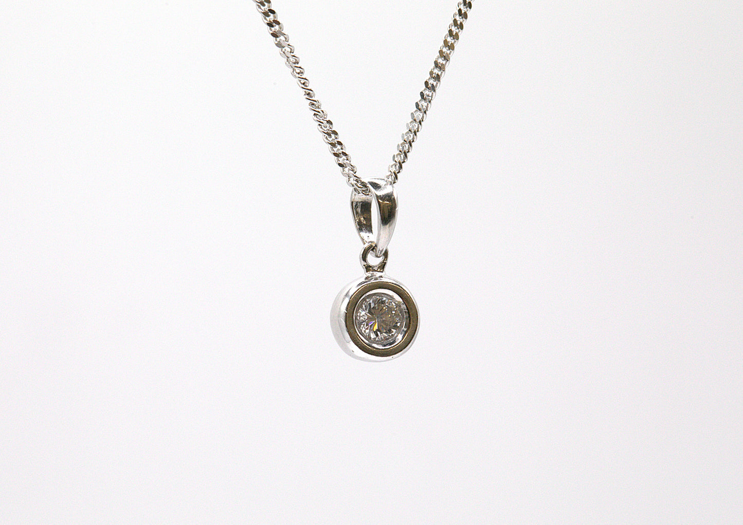 Diamond Solitaire Pendant