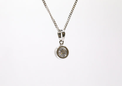 Diamond Solitaire Pendant