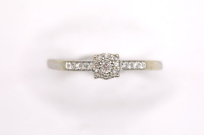 Diamond Cluster Ring
