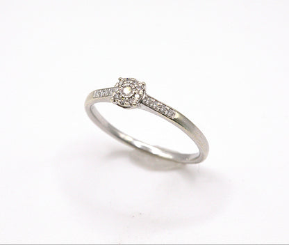Diamond Cluster Ring