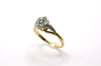 Emerald & Diamond Ring