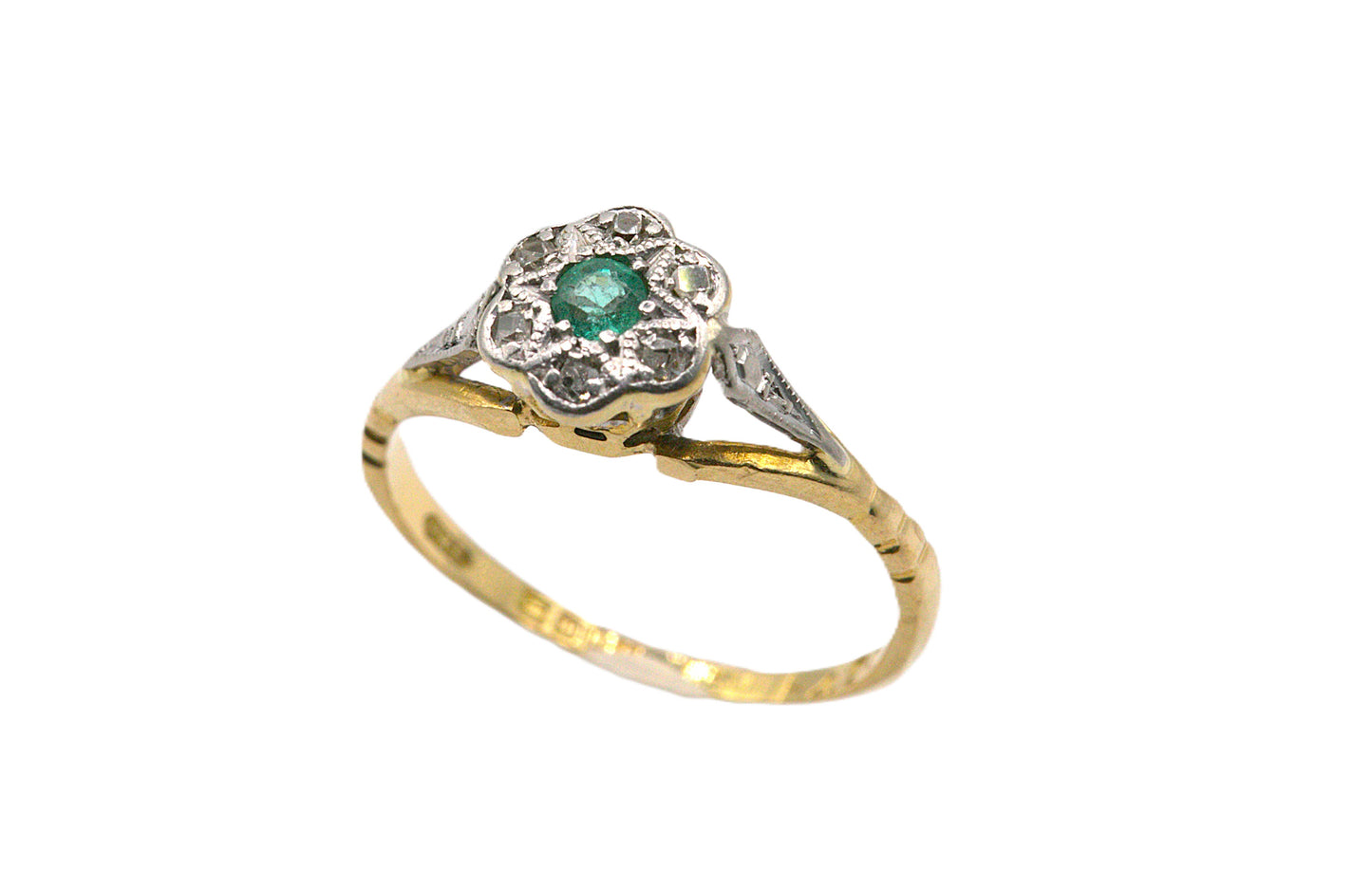 Emerald & Diamond Ring