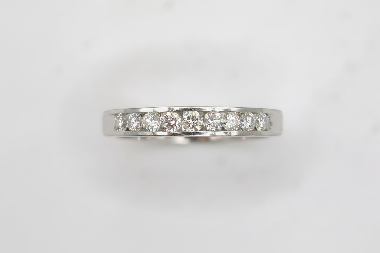 Diamond Half Eternity Ring