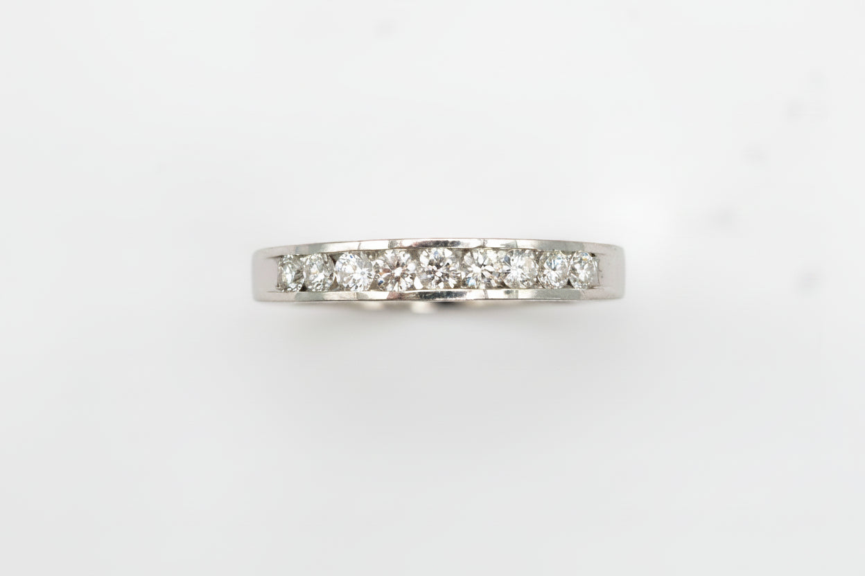 Diamond Half Eternity Ring