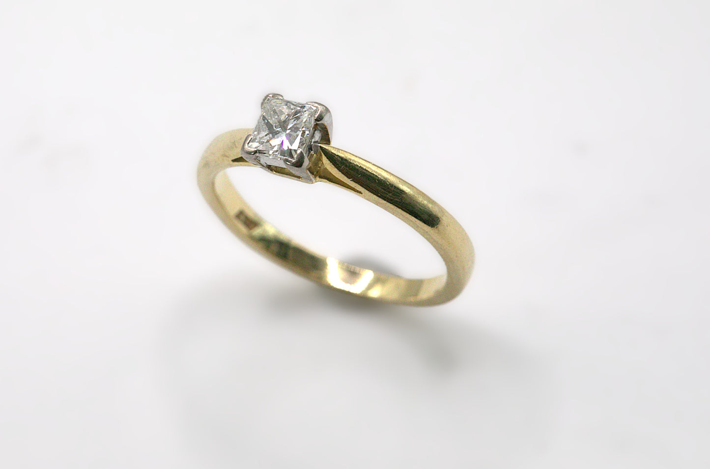 Diamond Solitaire Princess Cut