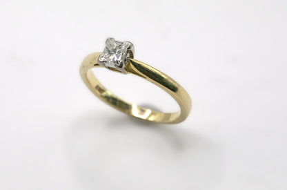 Diamond Solitaire Princess Cut