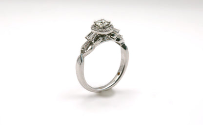 Diamond Cluster Ring