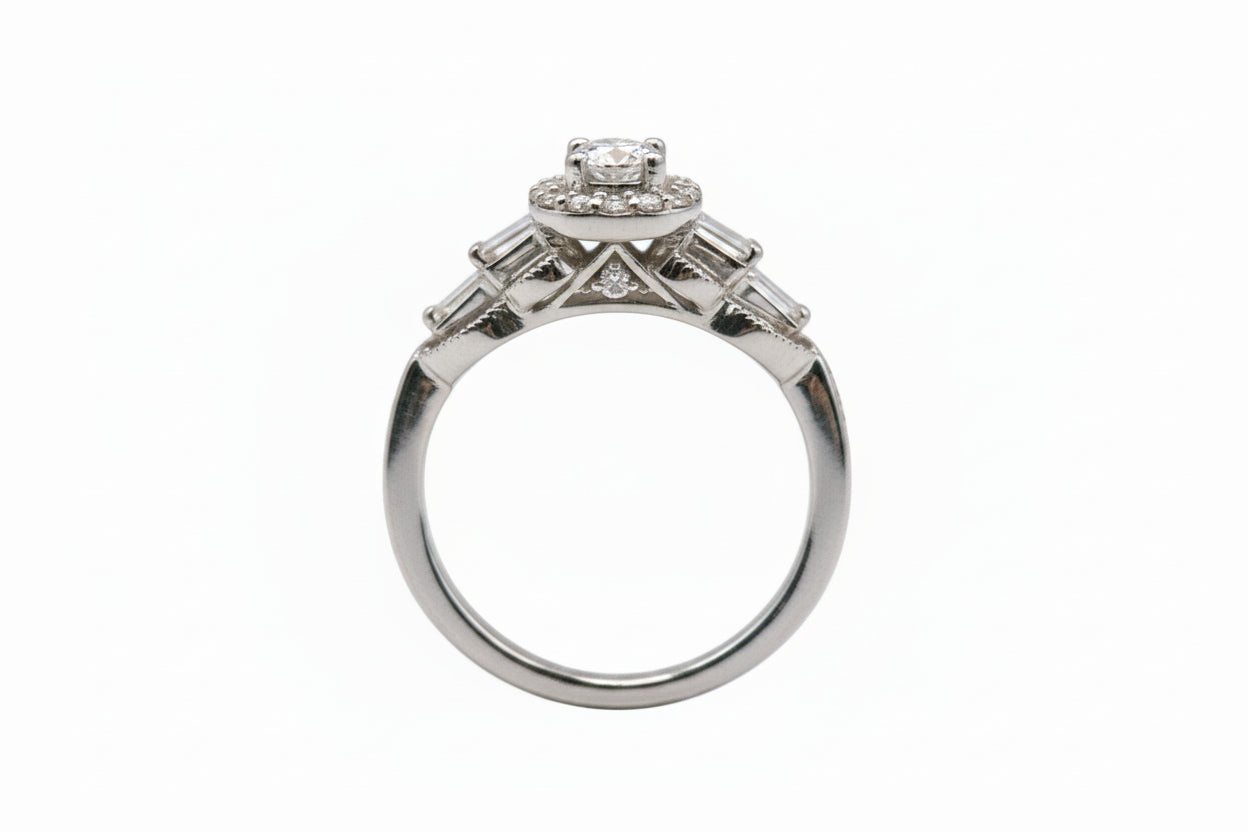 Diamond Cluster Ring