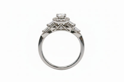 Diamond Cluster Ring