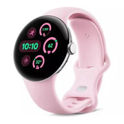Google Pixel Watch 3 Wi-Fi Polished Silver Aluminium 41MM Rose Quartz Active Band