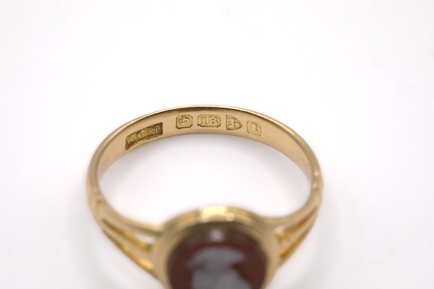 Cabochon Garnet Ring